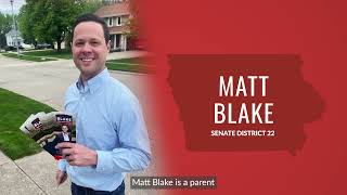 Matt Blake and Child Hunger for Iowa State Senate