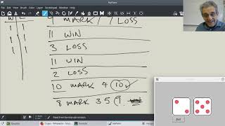 CS1 Lesson 24 - Craps gambling simulation