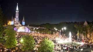 Timelapse de la procession mariale du Pèlerinage Militaire International 2014