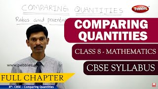 Comparing Quantities full lesson | Mathematics | Class 8 | CBSE Syllabus