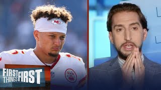 I'm in full-blown panic mode — Nick on Chiefs' blowout loss to Titans | NFL | FIRST THINGS FIRST