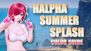 [PSO2NGS] AC Outfits Color Guide - Halpha Summer Splash