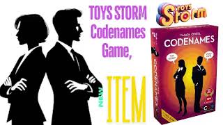 TOYS STORM Codenames Game, Updated, English, Cool Party Card Games, Teens, Boys, Girls, Couples,