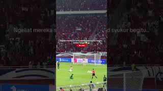 Detik-detik Peluit Akhir Indonesia vs Arab Saudi #timnasindonesiaday