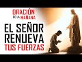 🔥ORACION DE LA MAÑANA 🙏 ÉL RENUEVA TUS FUERZAS: RECÍBELO HOY 😇