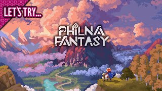 New Indie Zelda-like Action RPG | Let's Try Philna Fantasy