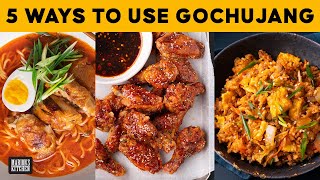 5 BEST ways to use Gochujang | Ramen, Fried Chicken & SO much more! | Marion's Kitchen #AtHome