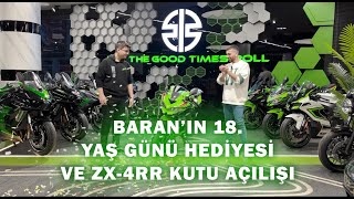 Baranın 18. yaş günü hediyesi ve ZX-4RR kutu açılışı.