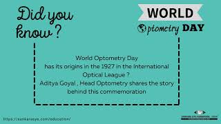 Origins of World Optometry Dawy