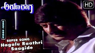 Ananthnag Kannada Old Songs | Hagalu Raathri Saagide Song | Aruna Raaga Kannada Movie