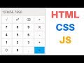 How to make Calculator using HTML, CSS and JavaScript