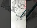 饅頭を持って喜ぶ我妻 善逸を描きました how to draw agatsuma zenitsu