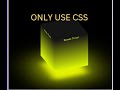 #3danimation #3d glowing cube animation #css #ambient light effects