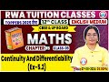 Class 12 Maths Chapter 5 | Continuity And Differentiability By RWA Tuition Classes