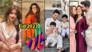 Pakistani Actress Eid look 2023 | Showbiz ki dunya