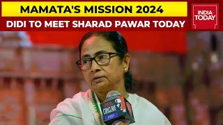 West Bengal CM Mamata Banerjee To Meet NCP Chief Sharad Pawar In Mumbai Today