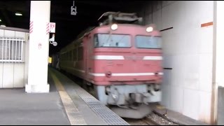 【8097レ】金沢駅　EF81-33牽引　コンテナ列車　通過！