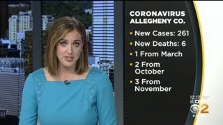 Allegheny County Reports 261 New Cases, 6 More Deaths