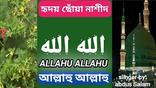 আল্লাহু আল্লাহু হৃদয় ছোঁয়া নাশীদ।। ALLAHU ALLAHU NASHID. SINGER BY ABDUS SALAM.
