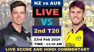 Live: New Zealand vs Australia | NZ vs AUS Live 2nd T20 Match | NZ vs AUS Live Score and Commentary