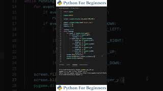 Adding Player Controls In Pygame | Python For Beginners