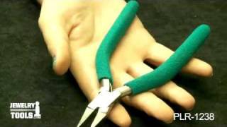 PLR-1238 - EURO TOOL's Classic Wubbers Wide Flat Nose Pliers - Jewelry Making Tools Demo