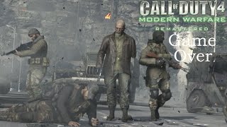 Call of Duty : Modern Warfare Remastered - Game Over