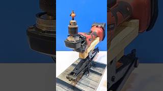 Tips for making a router with an angle grinder #shorts #tips