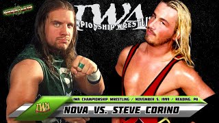 ECW Wrestlers: Super Nova vs. Steve Corino - IWA Championship Wrestling, November 5, 1999 #ecw