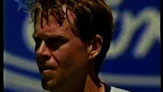 Stefan Edberg vs. Jean-Philippe Fleurian Australian Open 2nd round 1996