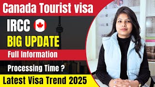 Canada Tourist Visa I Canada Visitor Visa IRCC Updates 2025 | Canada visa Processing Time