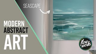 Paitng this Large DIY Seascape - Simple painting techniques