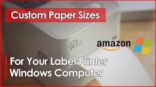 How to print product label with customized template label size on Windows, FNSKU, Nutrition \u0026 Tag