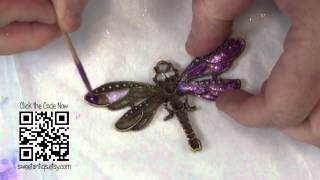 How to create faux enamel jewelry - Sweet Antiq's by Linda Peterson