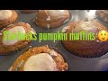 Starbucks pumpkin cream cheese muffins🎃 *copycat* #baking #starbucks #muffins #recipe