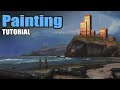 How to Paint a Landscape Environment from Start to Finish!