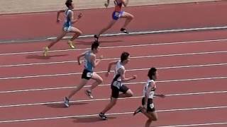 2017静大春季サーキット　男子100m　33組スローモーション