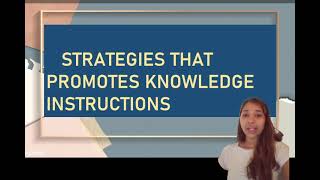 Module 14: Constructivism; Knowledge Instruction/Concept Learning