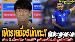 ทันข่าวภาคค่ำ ฟุตบอลไทย 1/12/67 เปิดรายชื่อ 5 นักเตะผู้ทำประตูสูงสุดตลอดกาลในศึก “ชิงแชมป์อาเซียน”