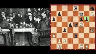 Emanuel Lasker Amazing Piece Sacrifice