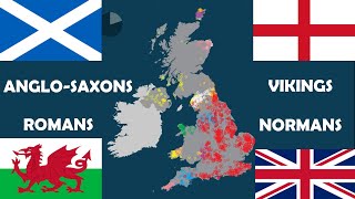 The Genetic (DNA) History of the British Isles: Scotland, England, Wales and Northern Ireland