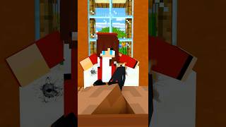 JJ and Mikey but it's the Sister Dance! - MAIZEN Minecraft Animation #shorts