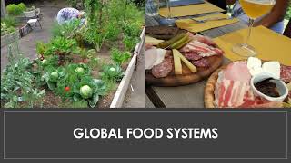 Food Sustainability and a Changing Climate