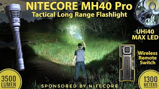 NITECORE MH40 Pro Review \u0026 Beamshots Comparison with Convoy M21J SBT90.2 \u0026 Nextorch P82C