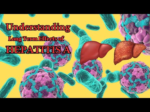 Does hepatitis A have long-term effects?