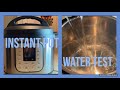 Water test Instant Pot Duo Nova