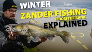 SPRO - WINTER ZANDER fishing from the BANK💥