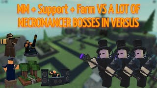 Mortar Marksman + Support + Farm | Roblox | Tower Battles | Versus