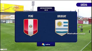 ⚽ PERÚ VS. URUGUAY | Partido amistoso categoría sub-20