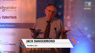 Esri President Jack Dangermond addresses on Day2 of Esri India User conference